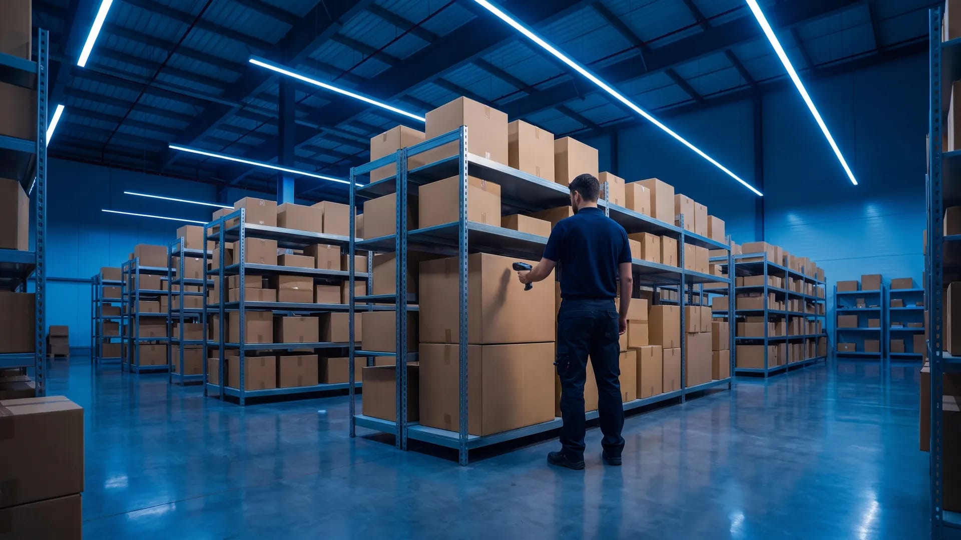 Warehouse staff picking and packing e-commerce orders for delivery in Saudi Arabia